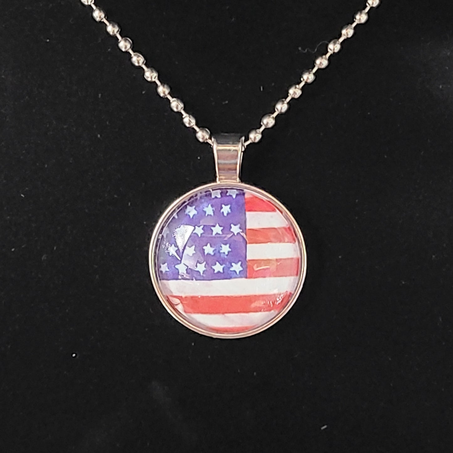 American Flag Necklace