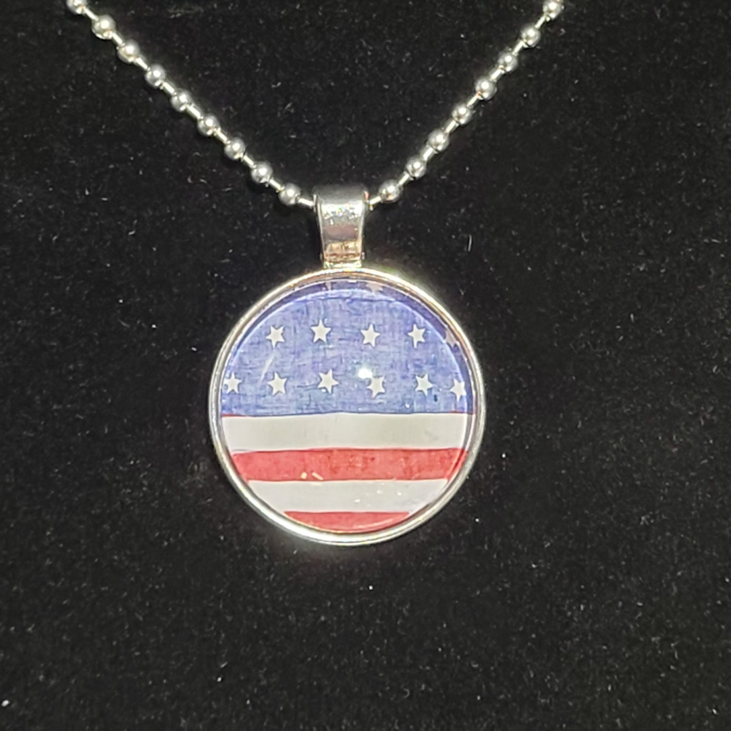 Stars & Stripes Necklace (Light)