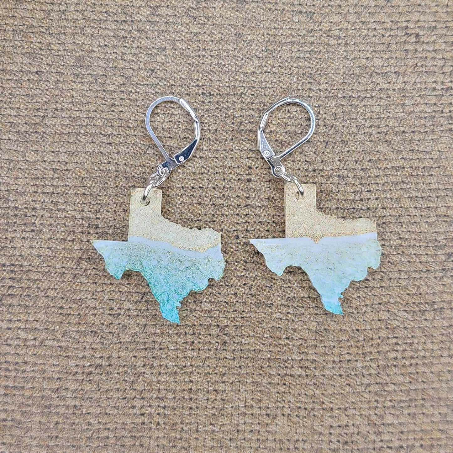 "Gone to the Beach in Texas" earrings