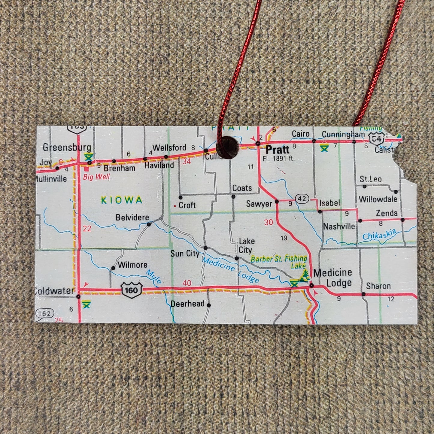 1980 Kansas (Greensburg/Medicine Lodge/Pratt) Ornament