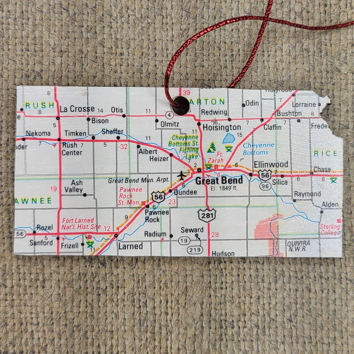 1980 Kansas (Great Bend) Ornament