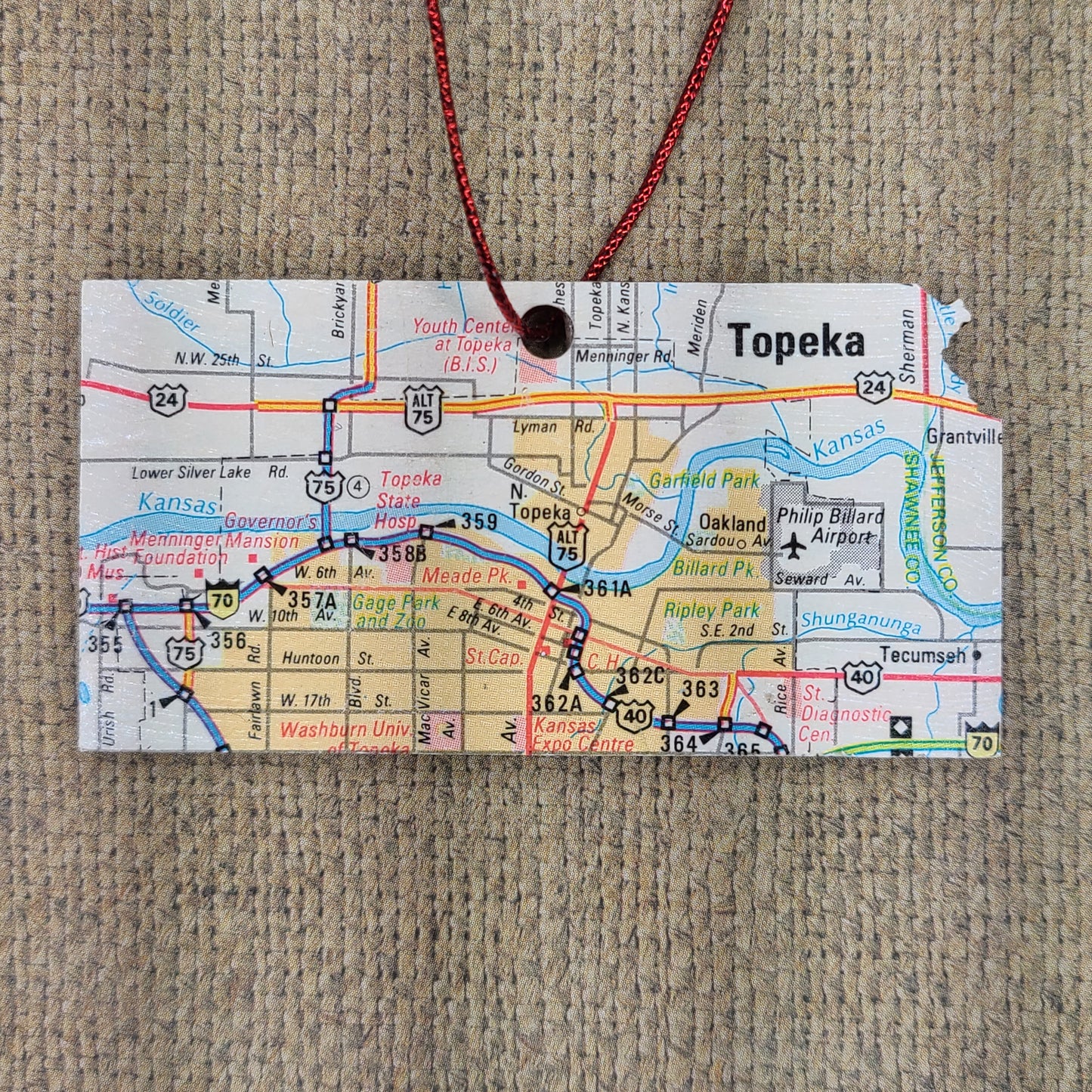 1980 Kansas (Topeka) Ornament