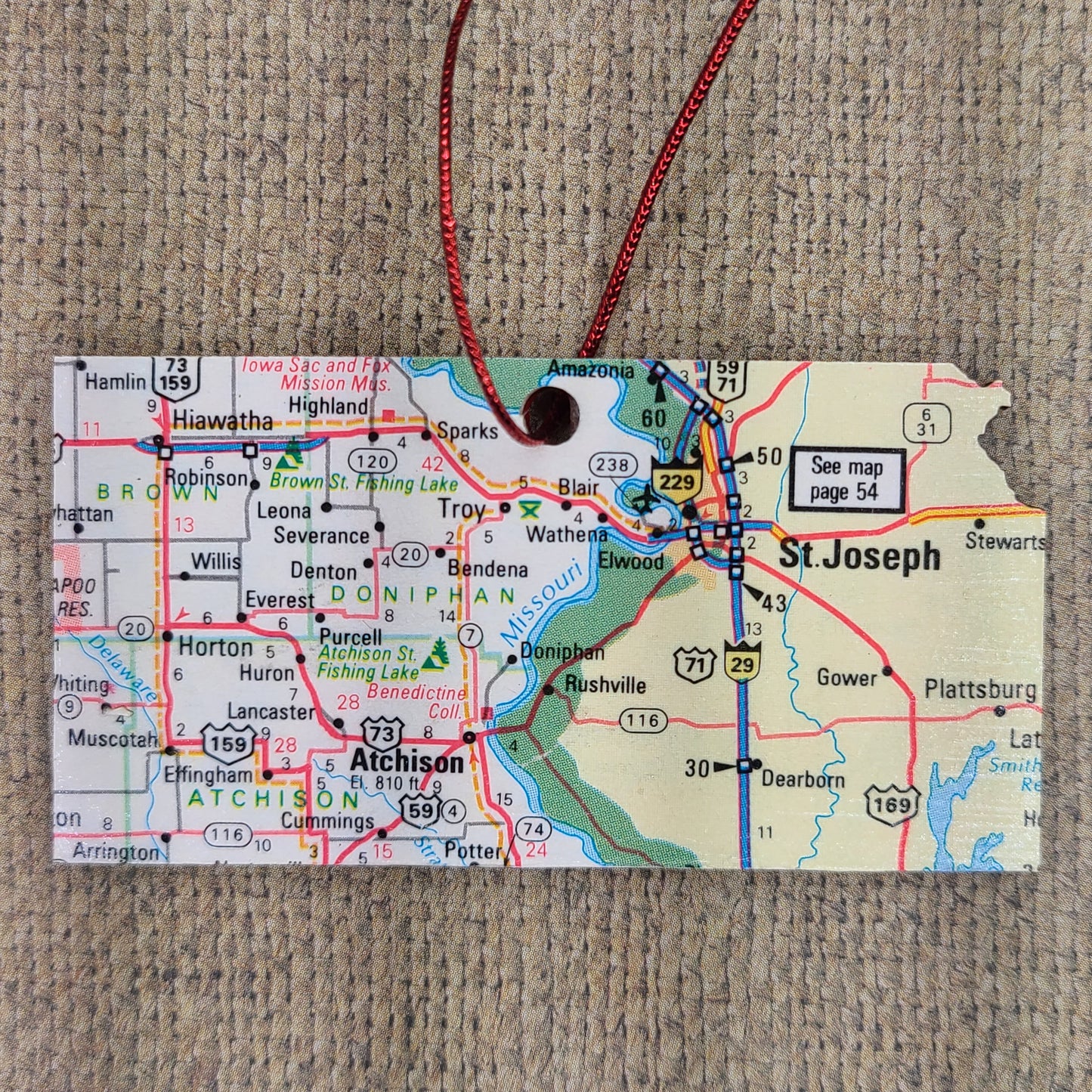 1980 Kansas (Atchison) Ornament
