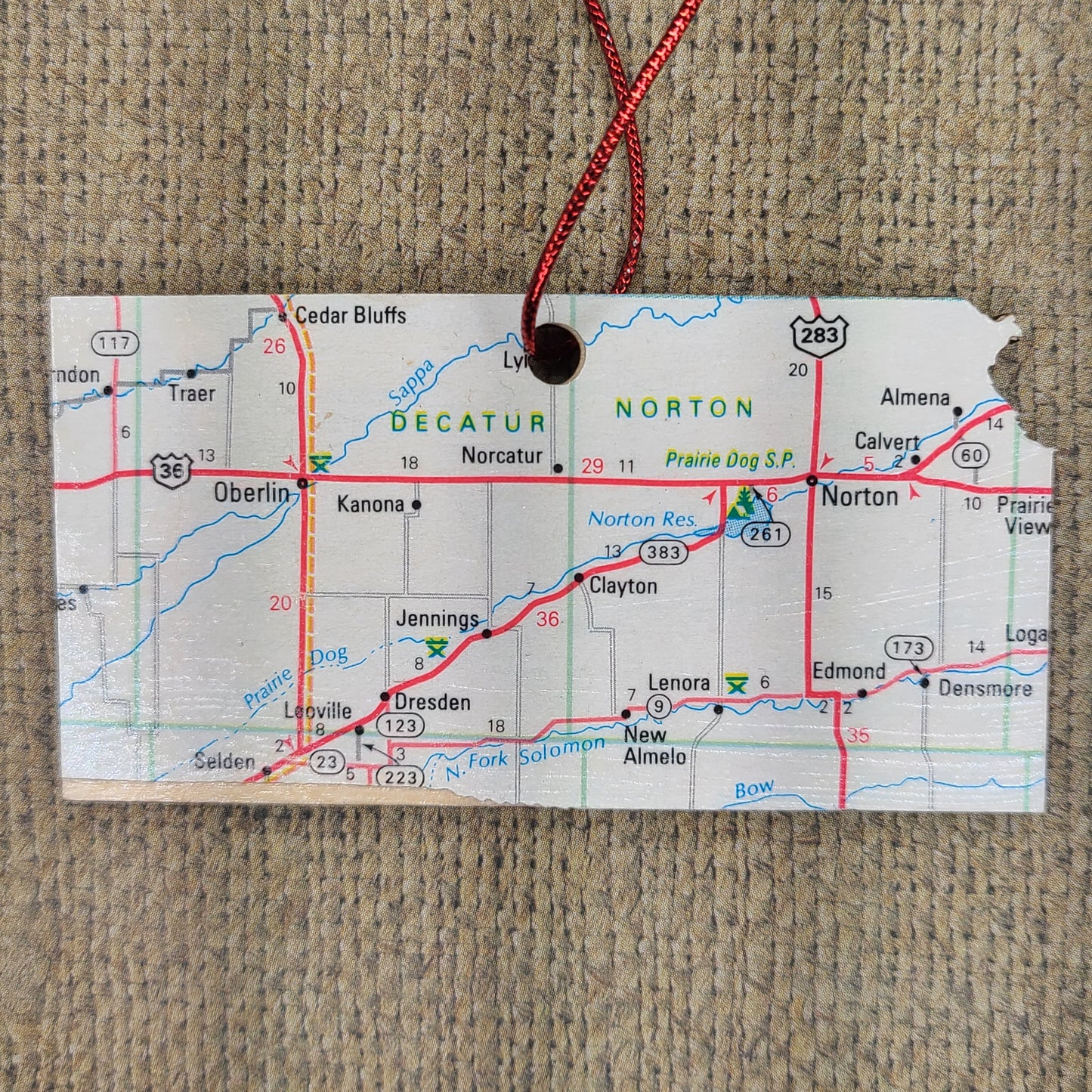 1980 Kansas (Norton/Oberlin) Ornament