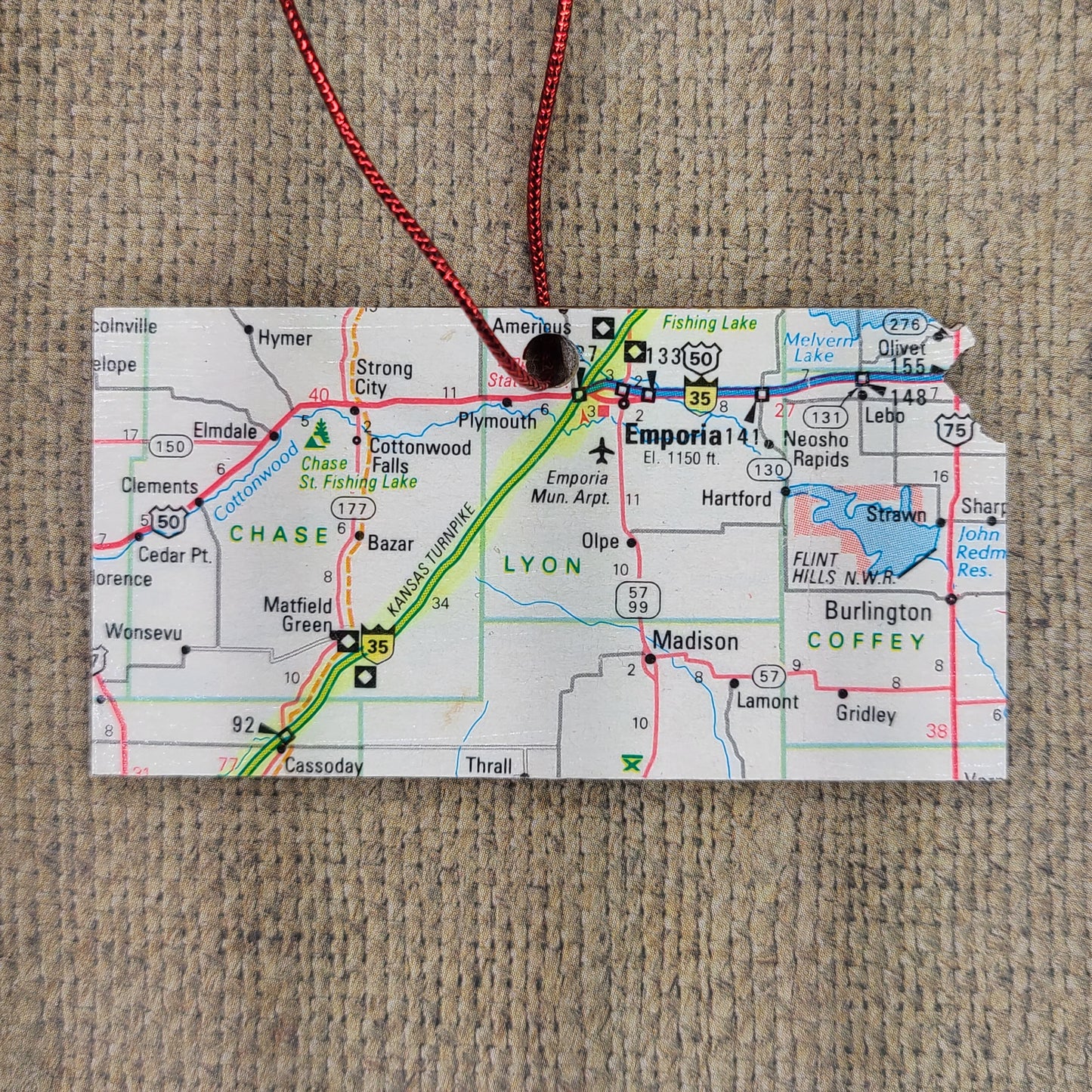 1980 Kansas (Emporia) Ornament