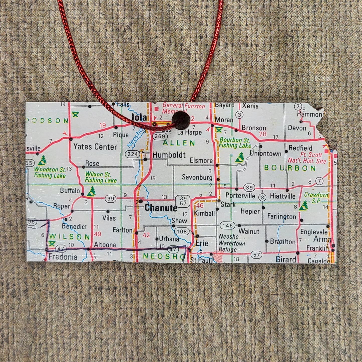 1980 Kansas (Chanute/Iola) Ornament