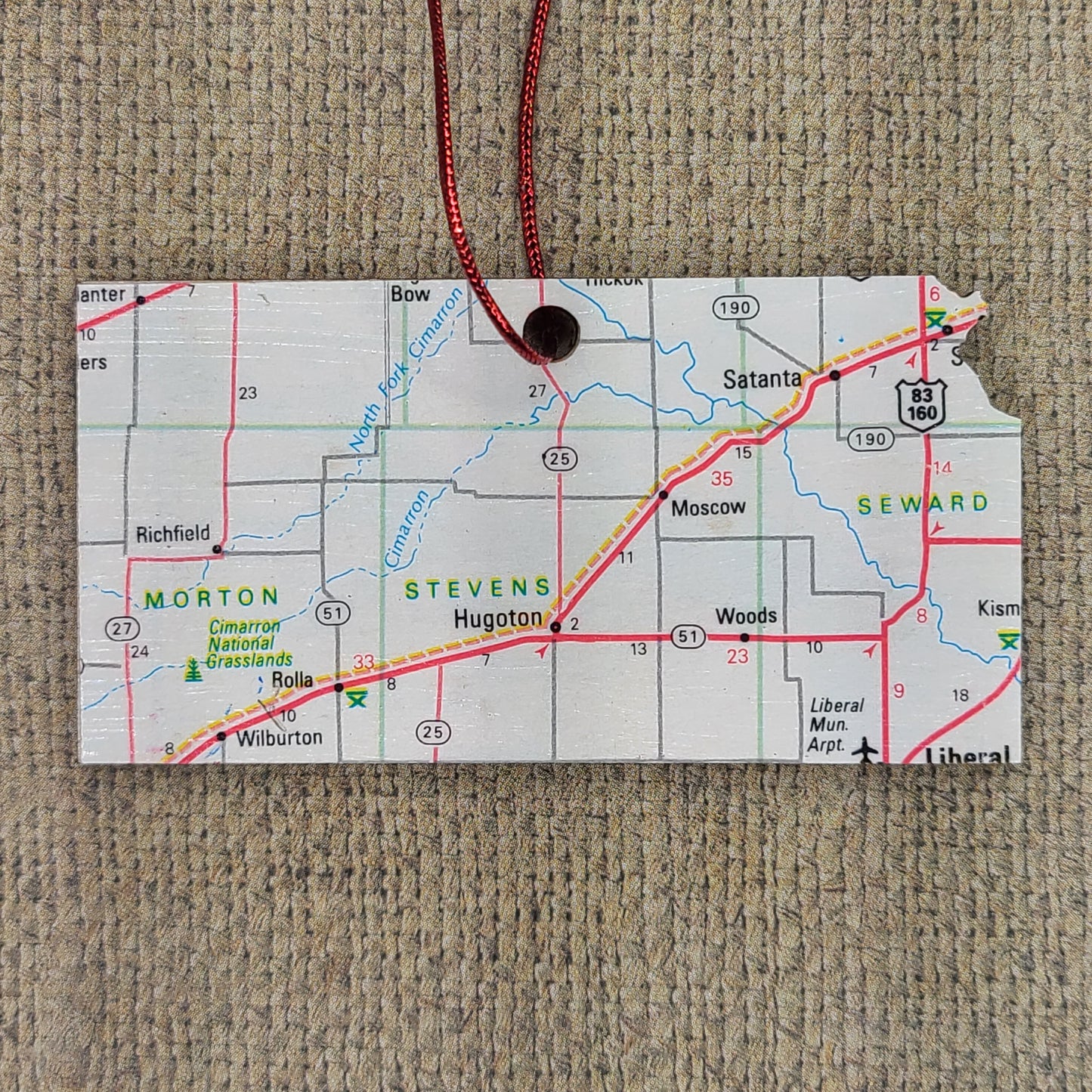 1980 Kansas (Hugoton) Ornament