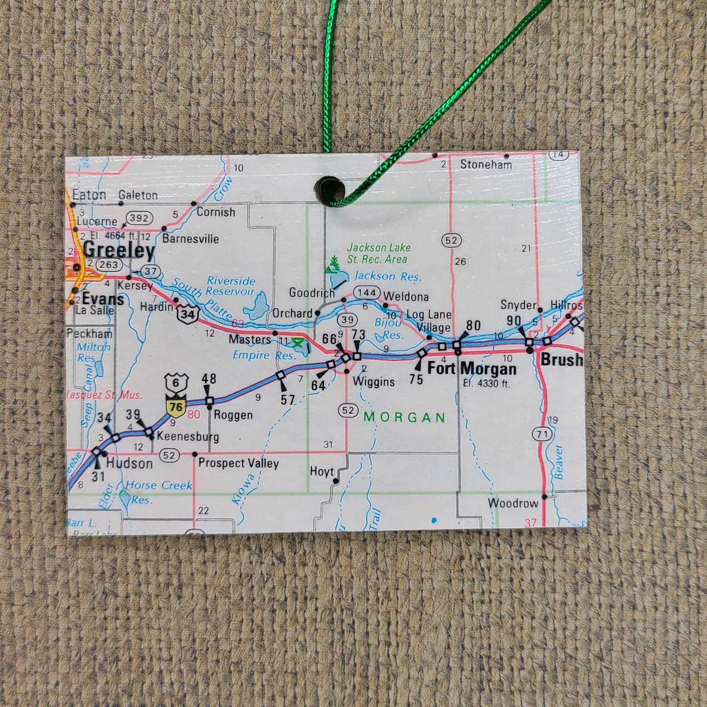 1980 Colorado (Greeley/Brush/Fort Morgan) Ornament