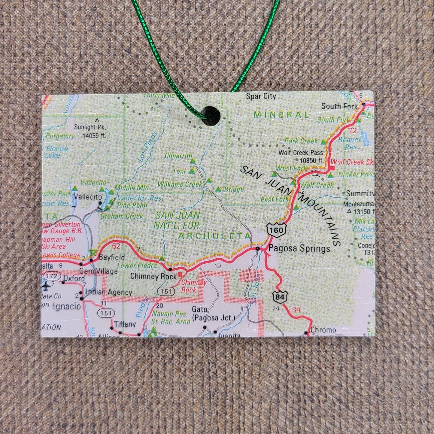 1980 Colorado (Pagosa Springs/Ignacio) Ornament