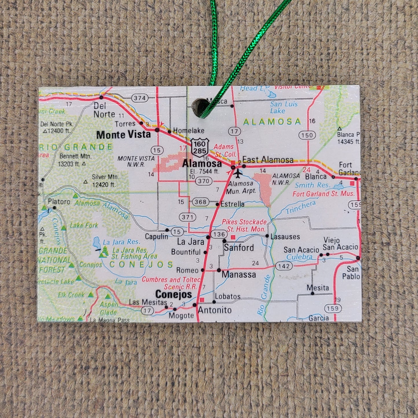 1980 Colorado (Alamosa/Conejos/Monte Vista) Ornament