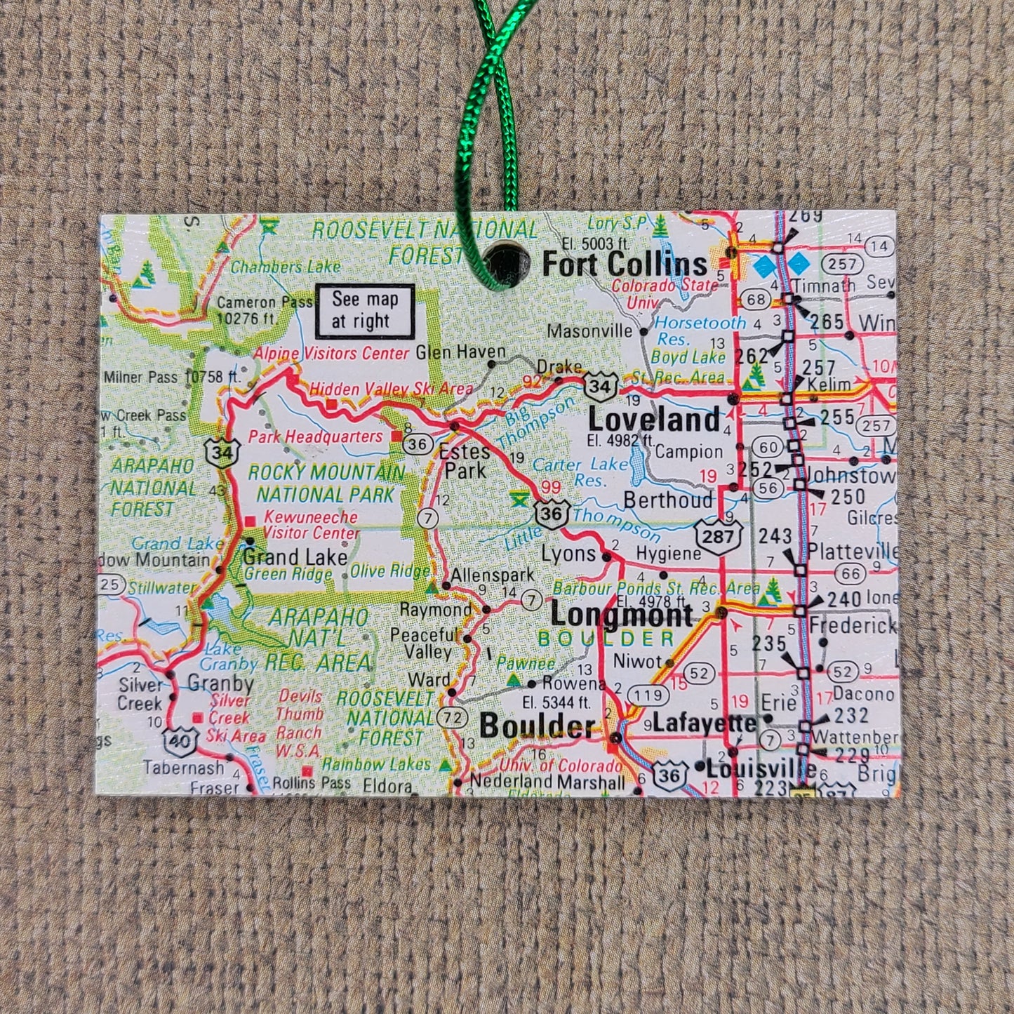 1980 Colorado (Boulder/Fort Collins/Longmont/Loveland) Ornament