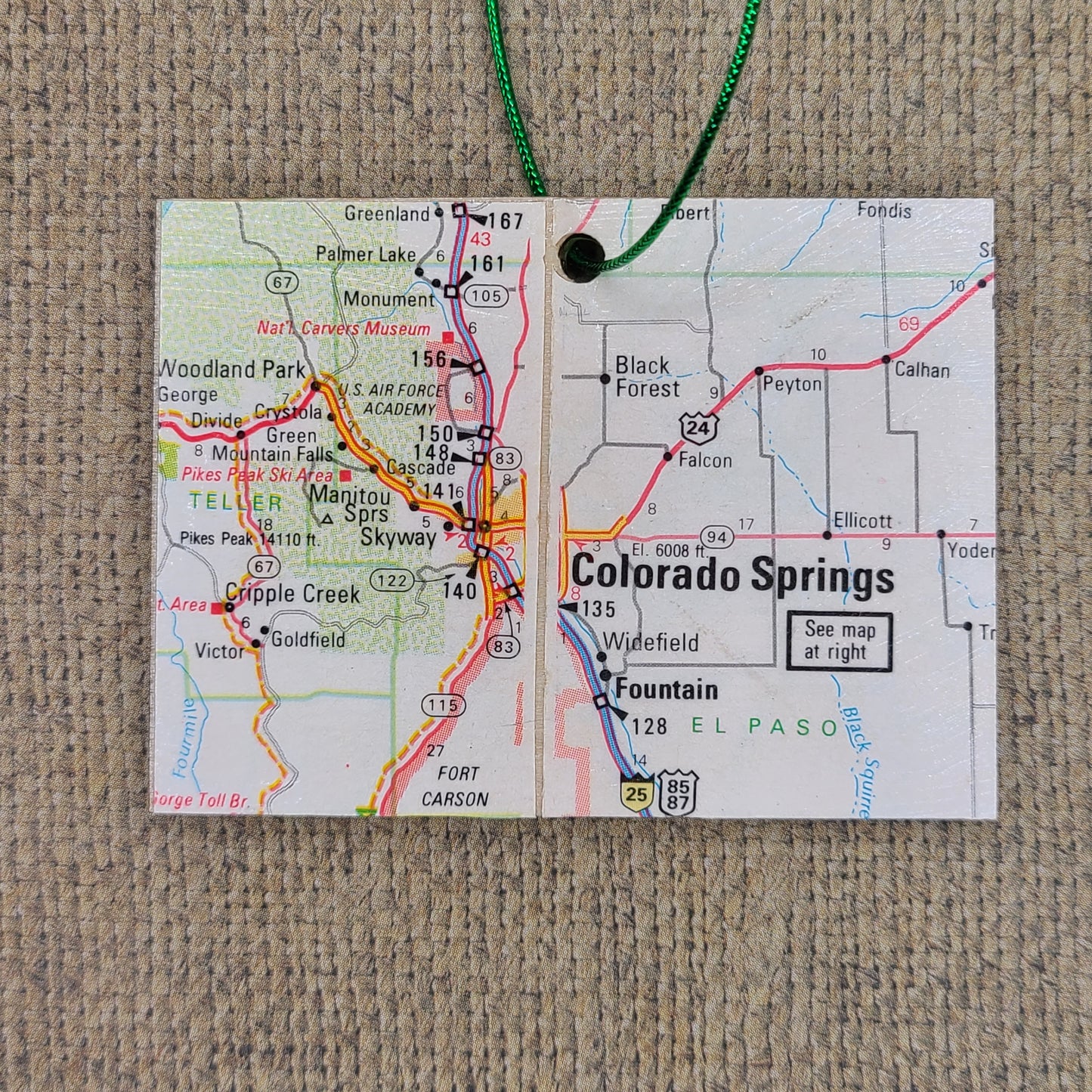 1980 Colorado (Colorado Springs) Ornament