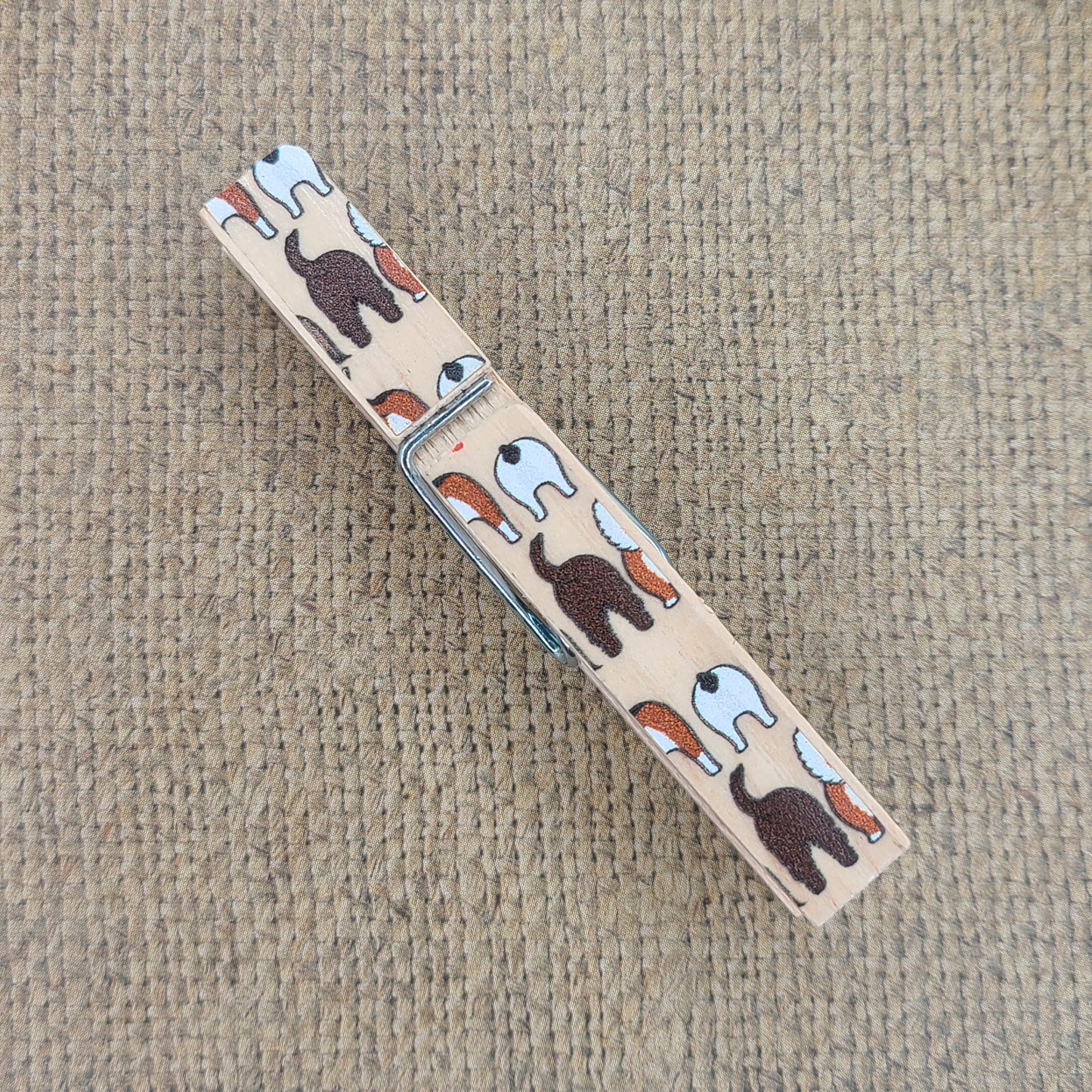 Dog Butts Wooden Clothespins
