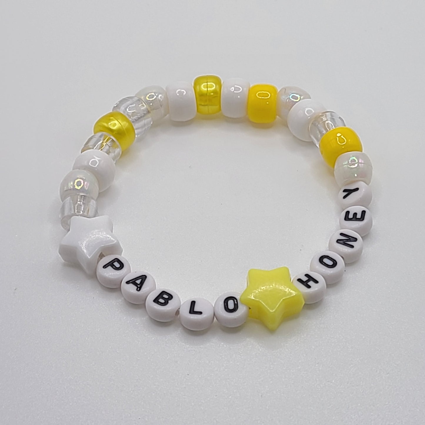 Pablo Honey Pony Bead Bracelet
