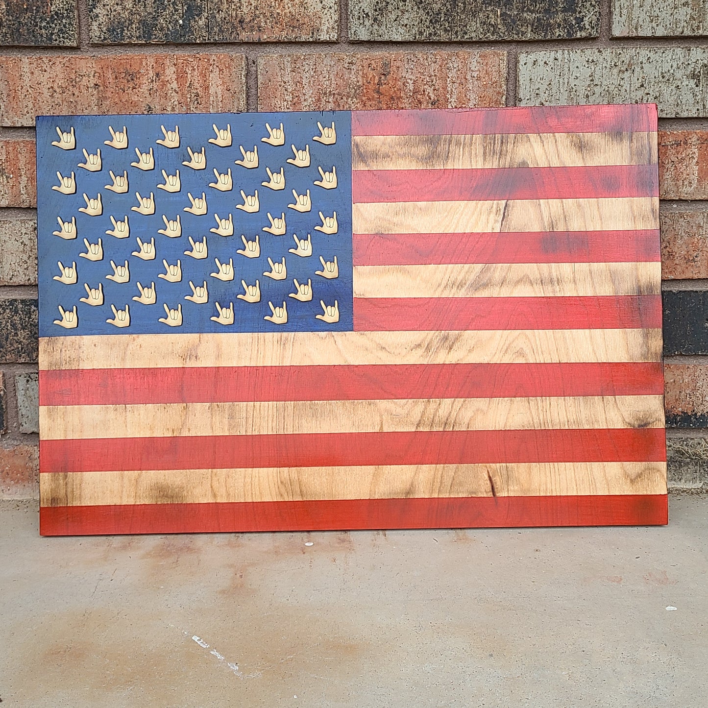 US Flag (I Love You Stars)