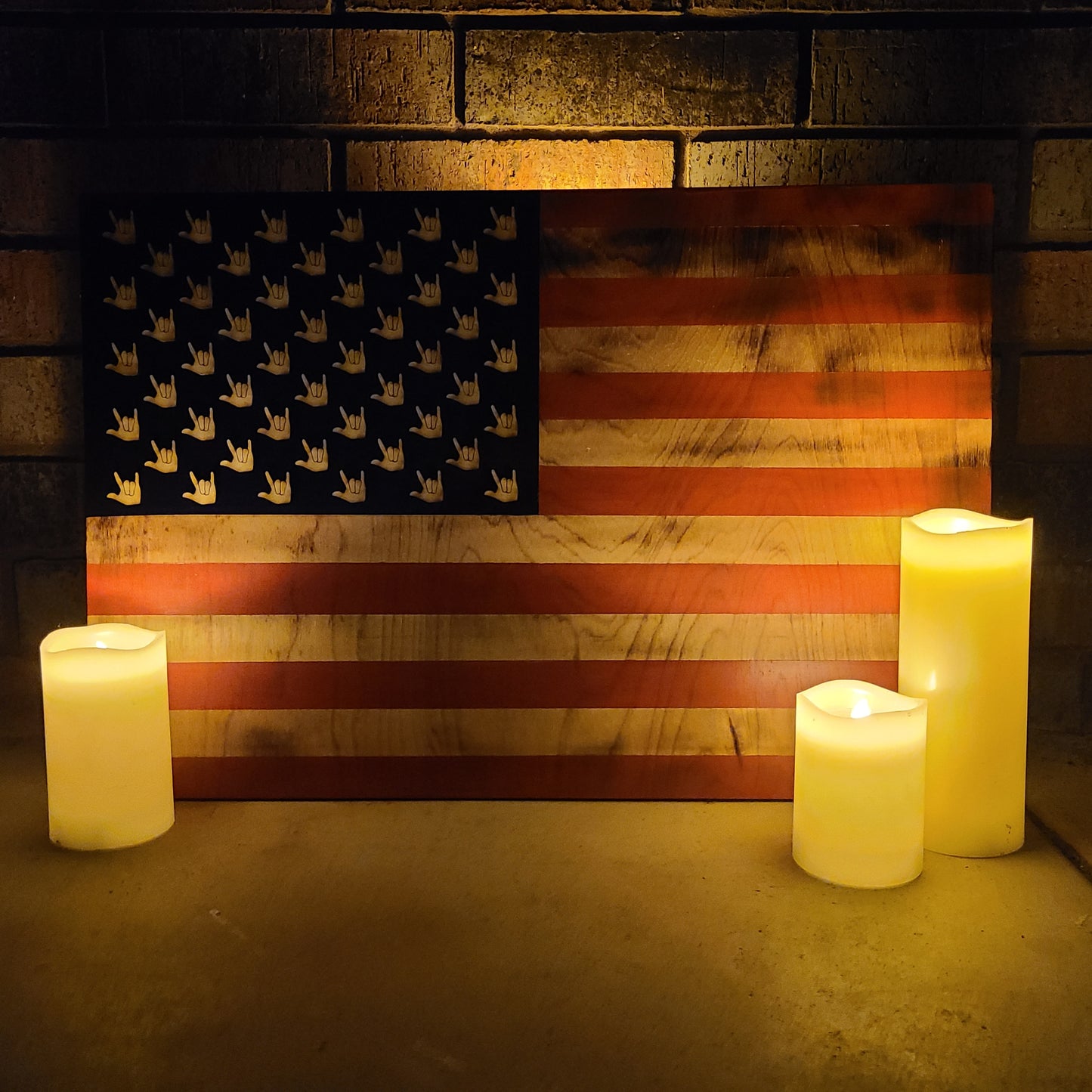 US Flag (I Love You Stars)