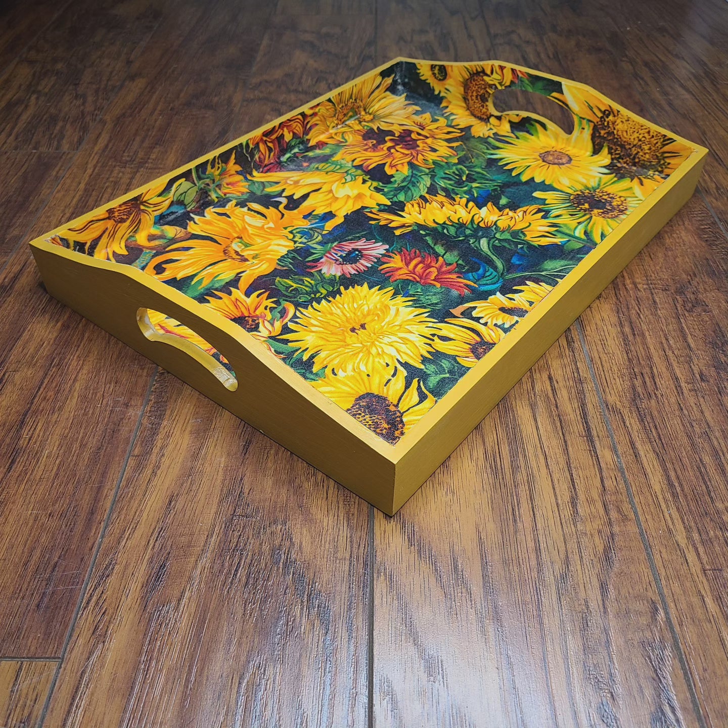 Sunflowers tray