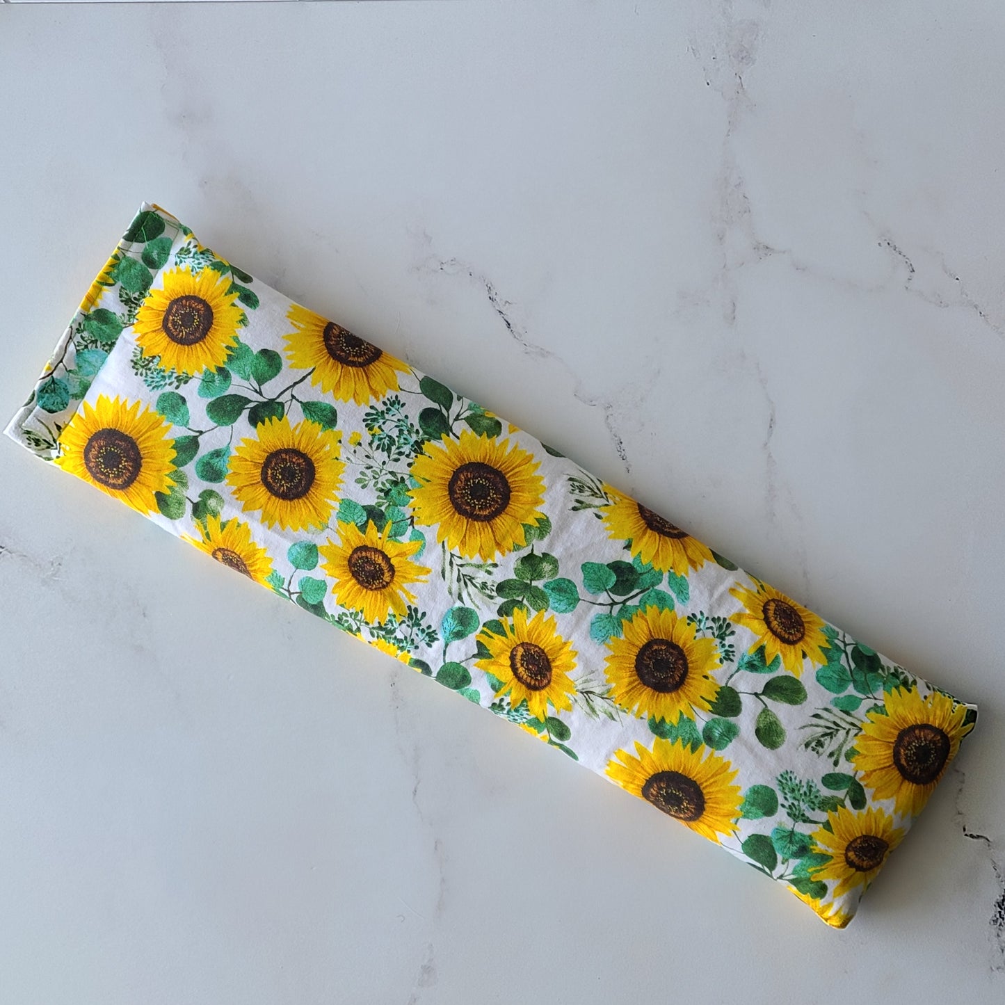 "Sunflowers (White)" Rice Bag