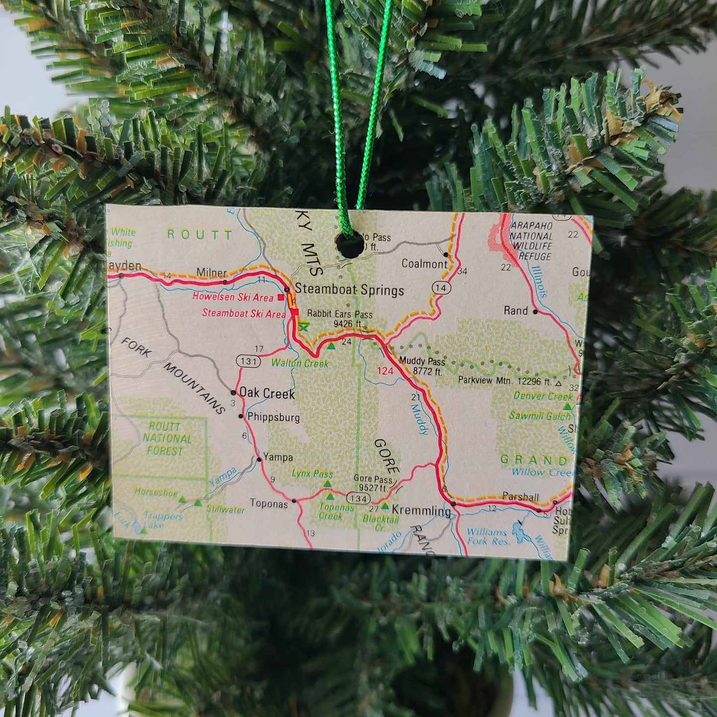 1980 Colorado (Kremmling/Oak Creek/Steamboat Springs) Ornament