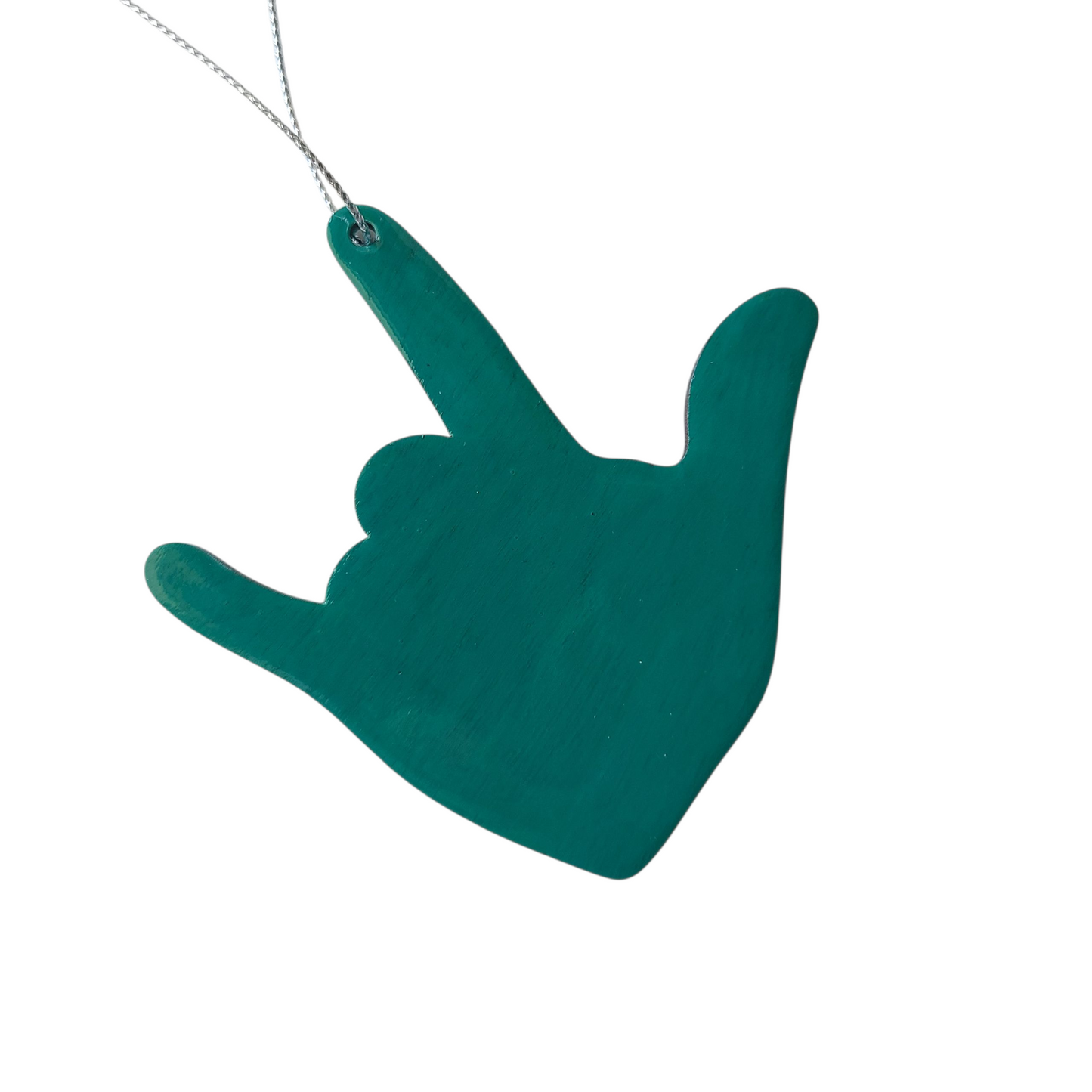 "I Love You (Green)" ornament