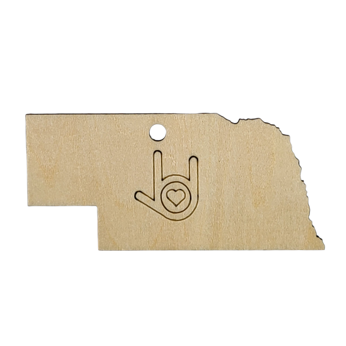 "I Love You, Nebraska" ornament