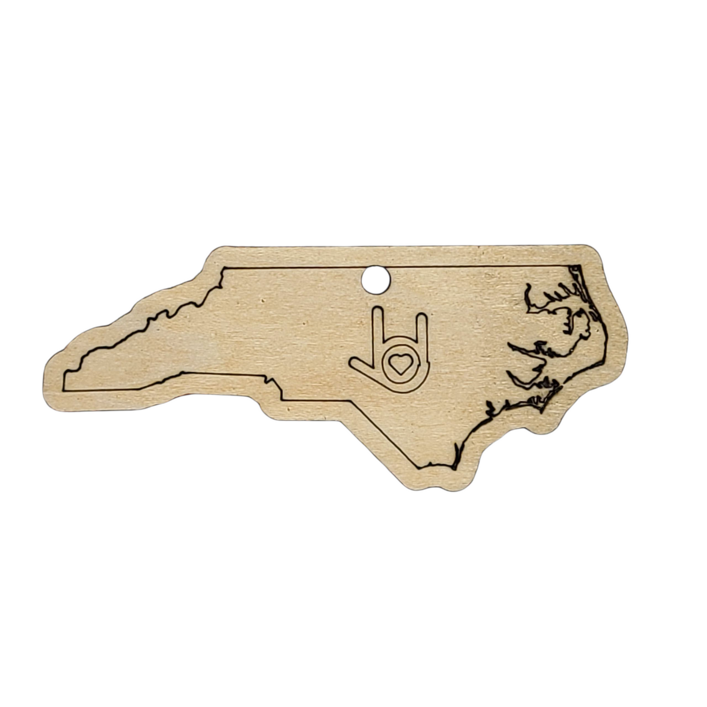 "I Love You, North Carolina" ornament
