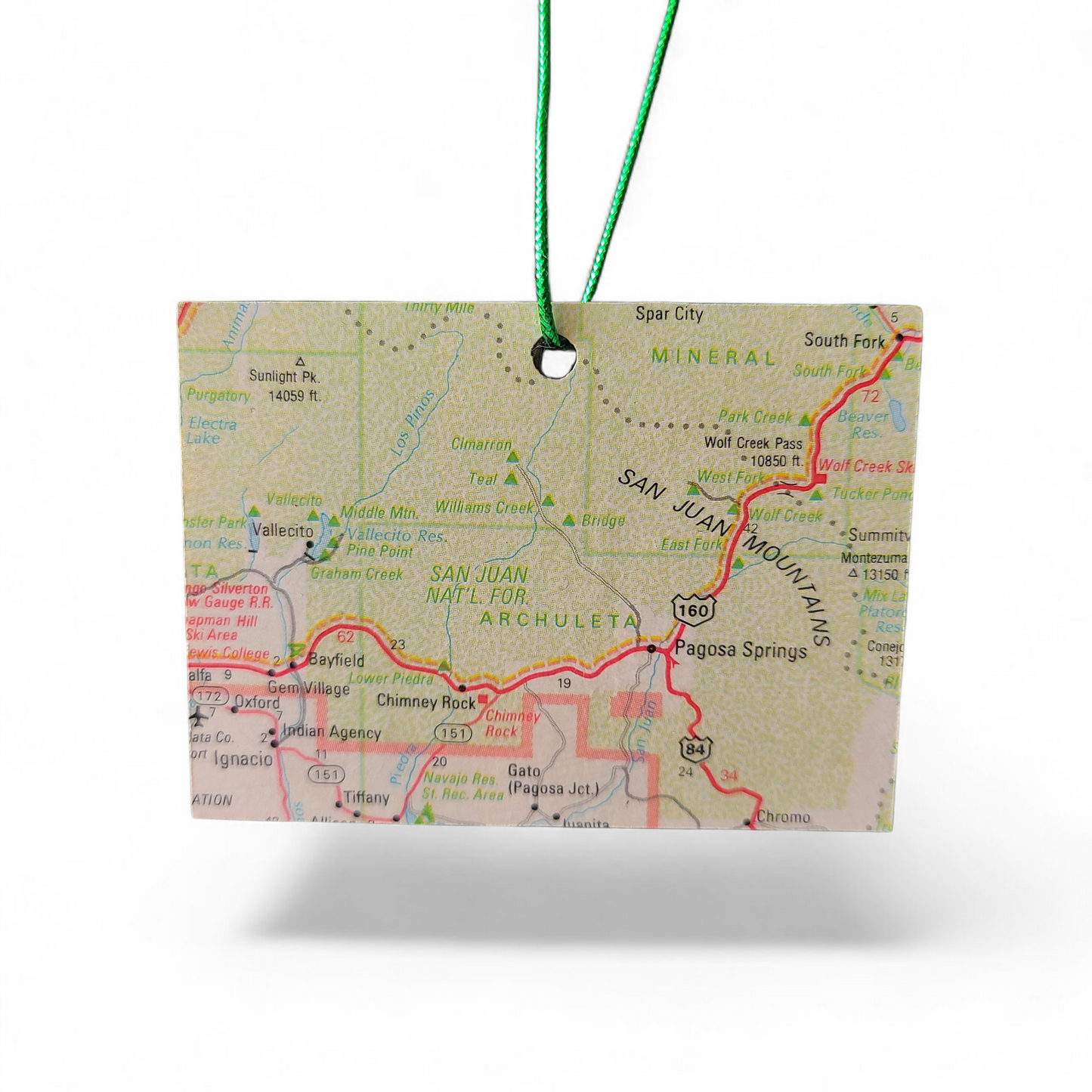 1980 Colorado (Pagosa Springs/Ignacio) Ornament