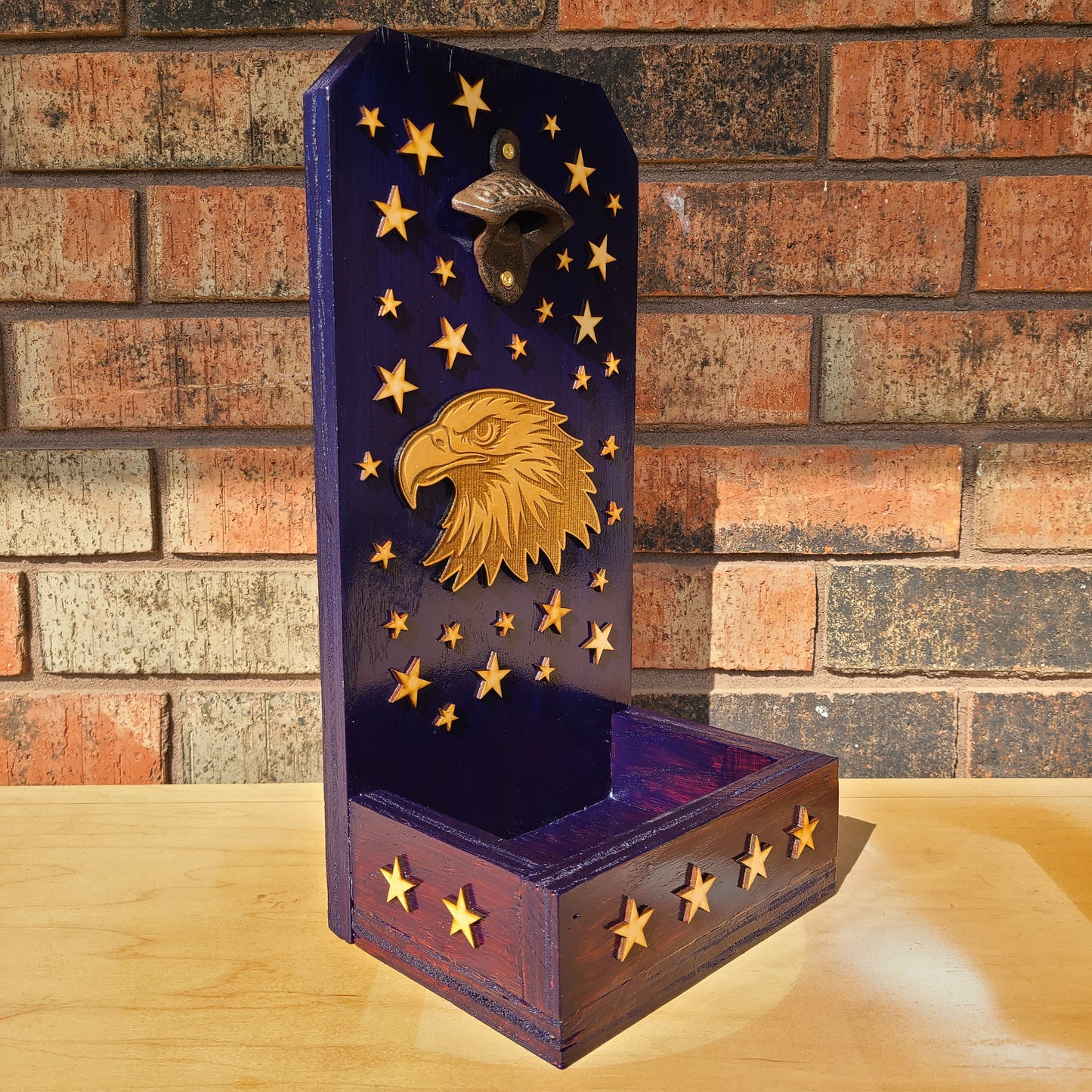 Starry Skies Eagle Bottle Cap Opener