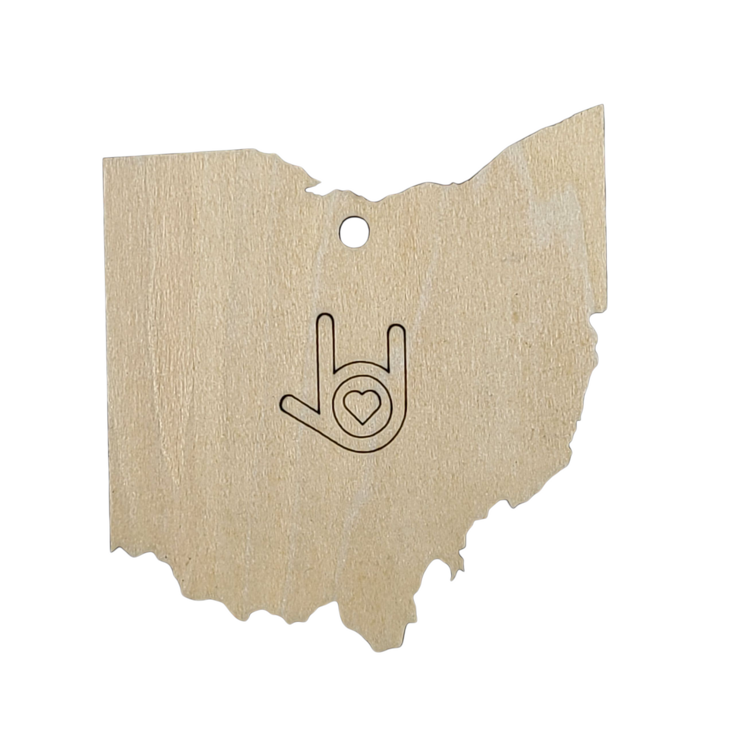 "I Love You, Ohio" ornament