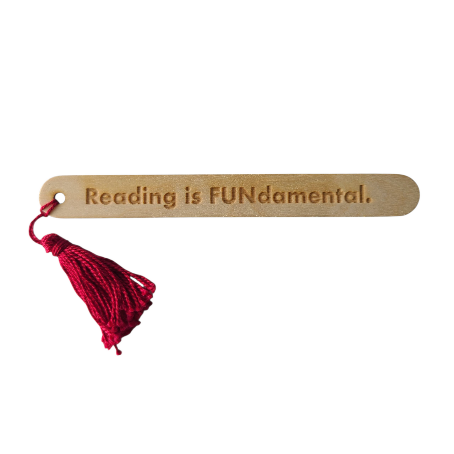 "Reading is FUNdamental." popsicle bookmark