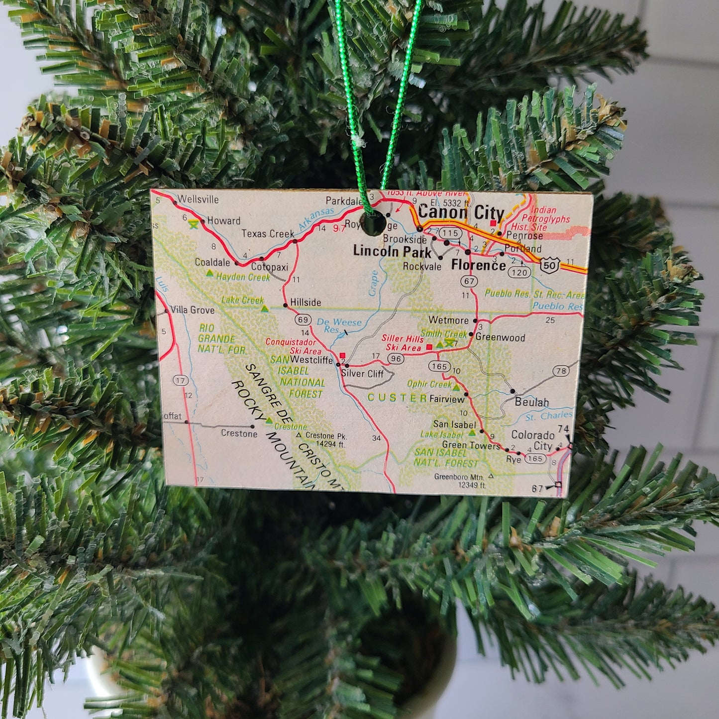1980 Colorado (Canon City) Ornament