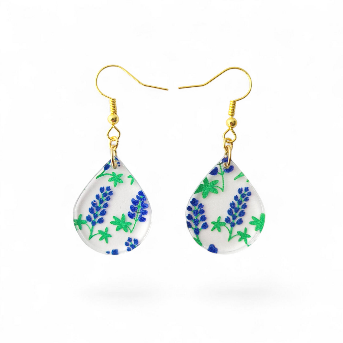 "Bluebonnets" earrings (GOLD)