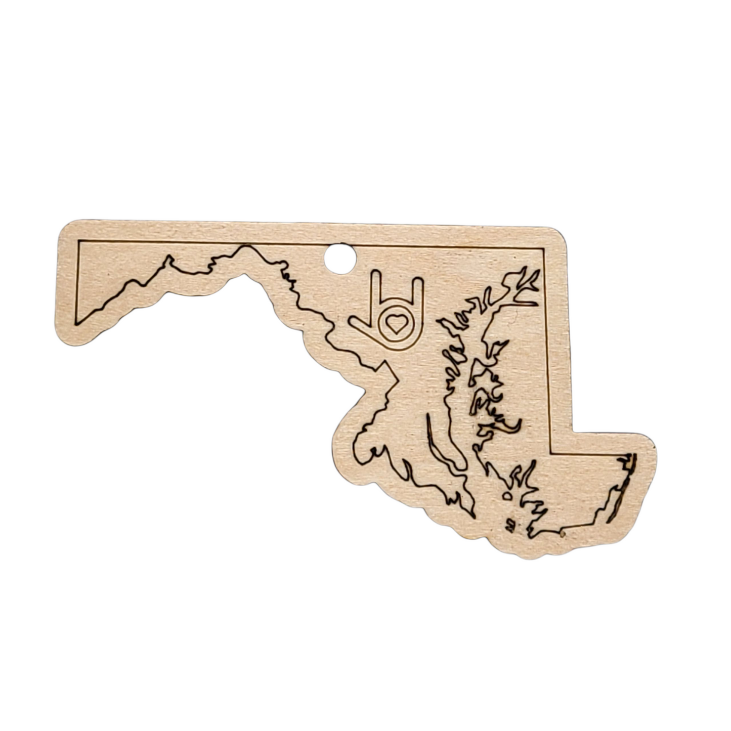 "I Love You, Maryland" ornament