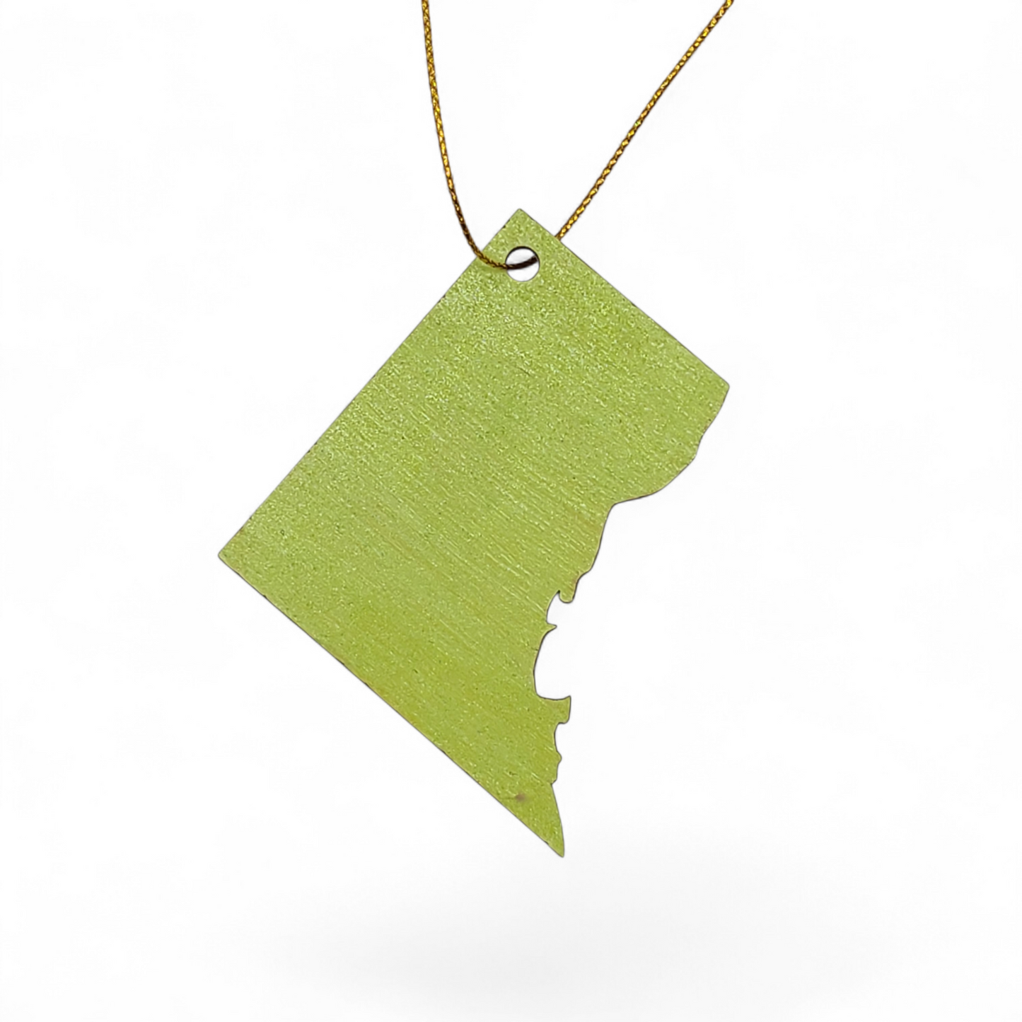 WASHINGTON, DC - "Gallaudet University / Model Secondary School for the Deaf / Kendall Demonstration Elementary School" Map Ornament