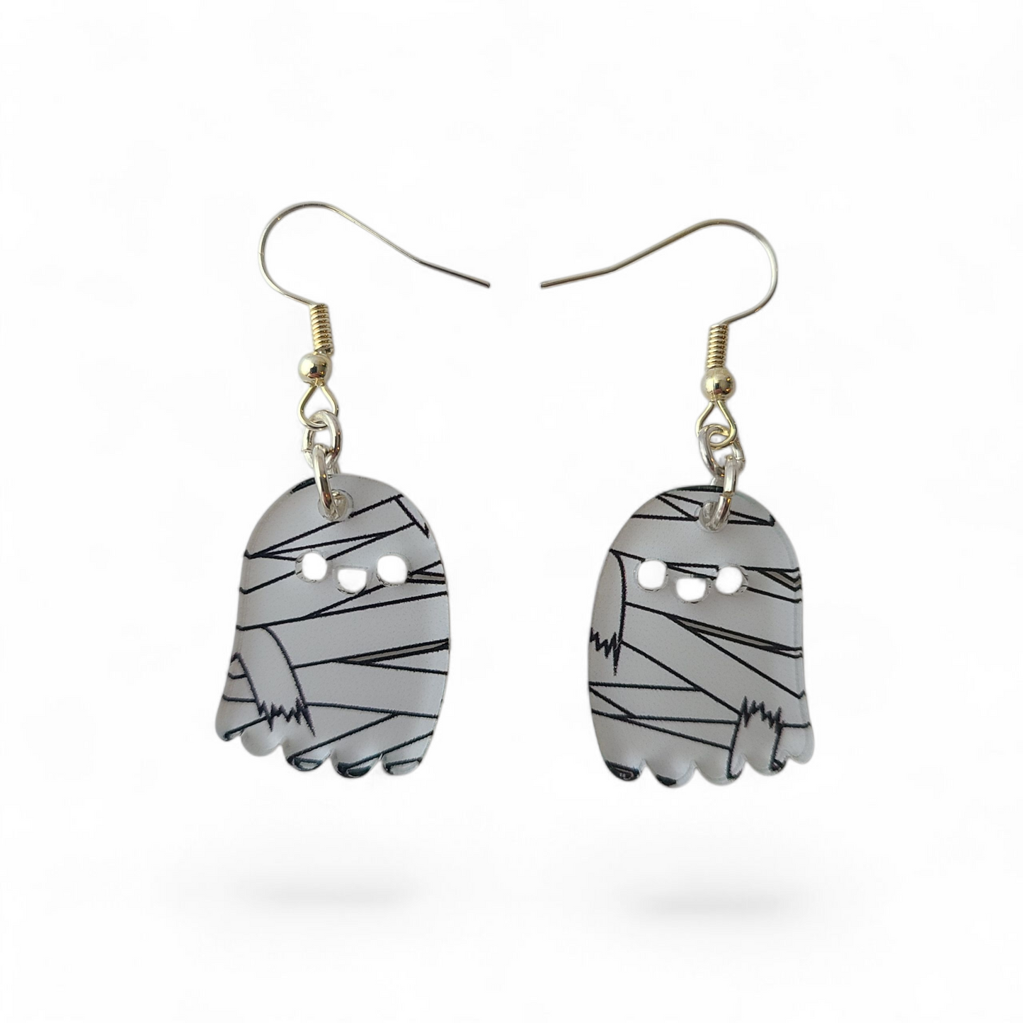 "Mummy Ghosts" earrings (SILVER)