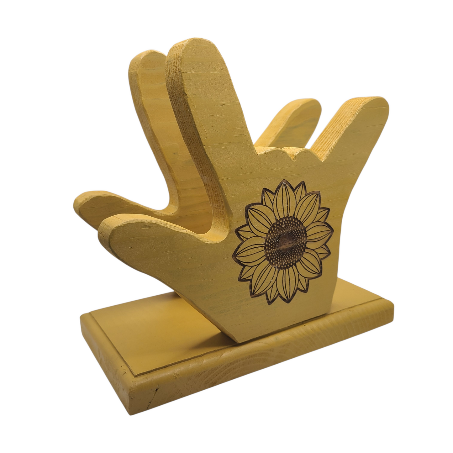 NAPKIN HOLDER - Yellow Sunflower (Small)