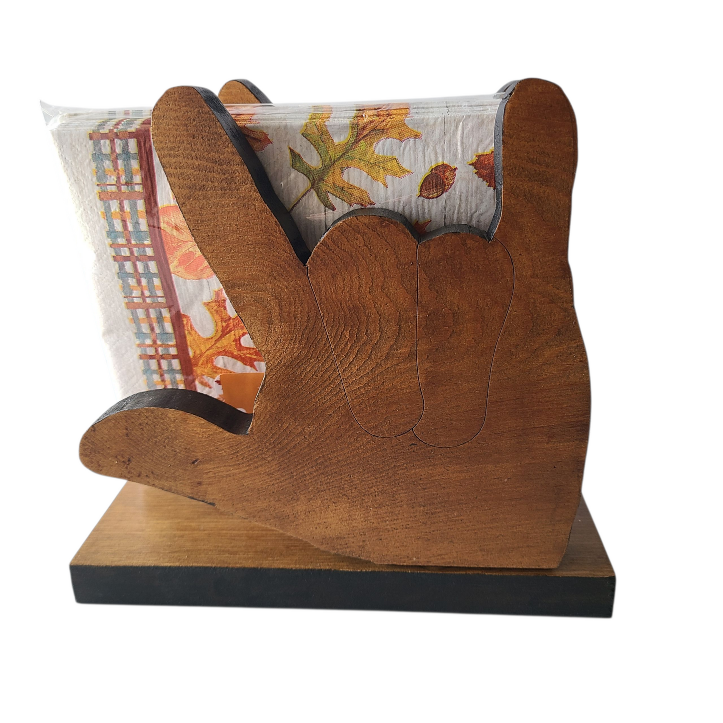 NAPKIN HOLDER - "I Love You"
