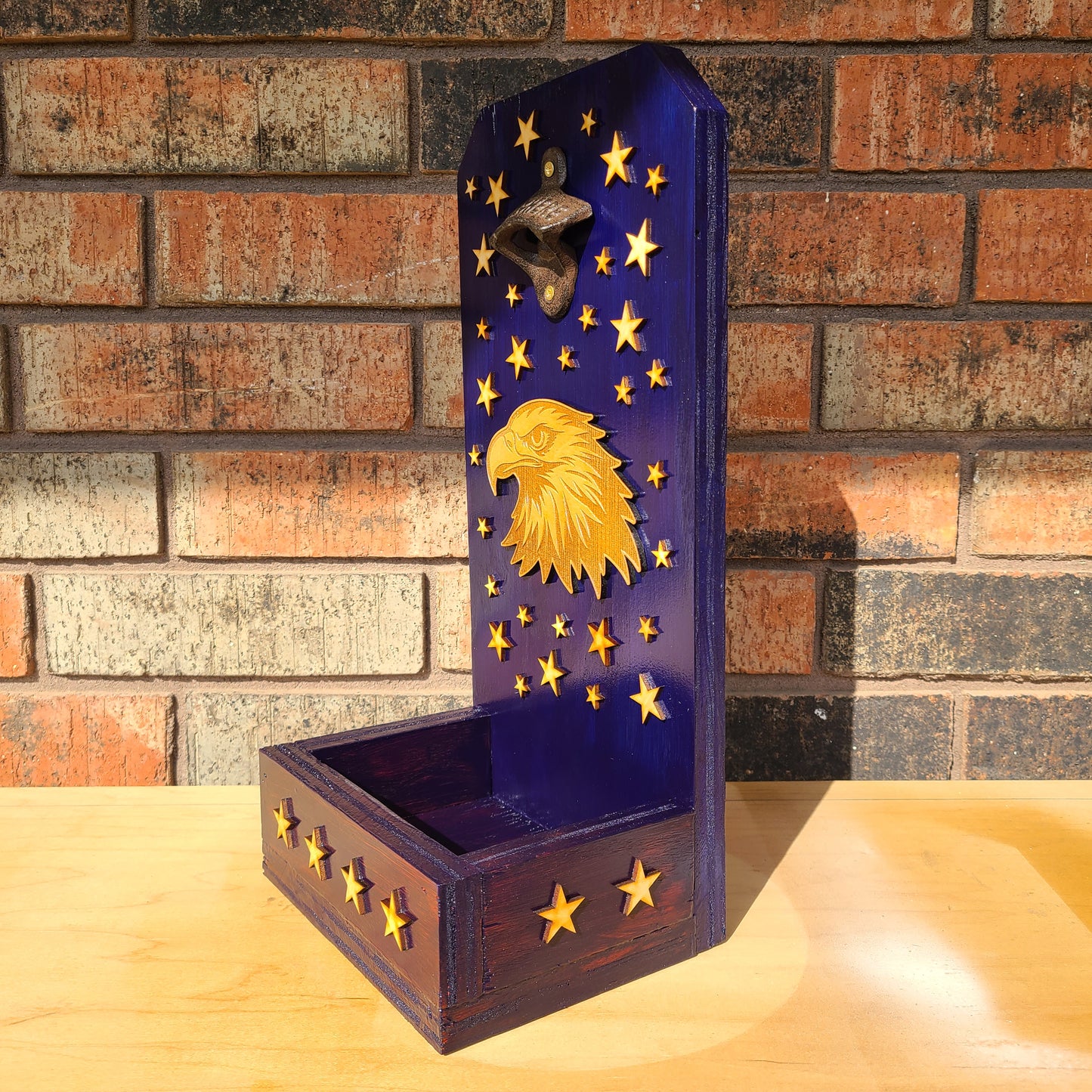 Starry Skies Eagle Bottle Cap Opener