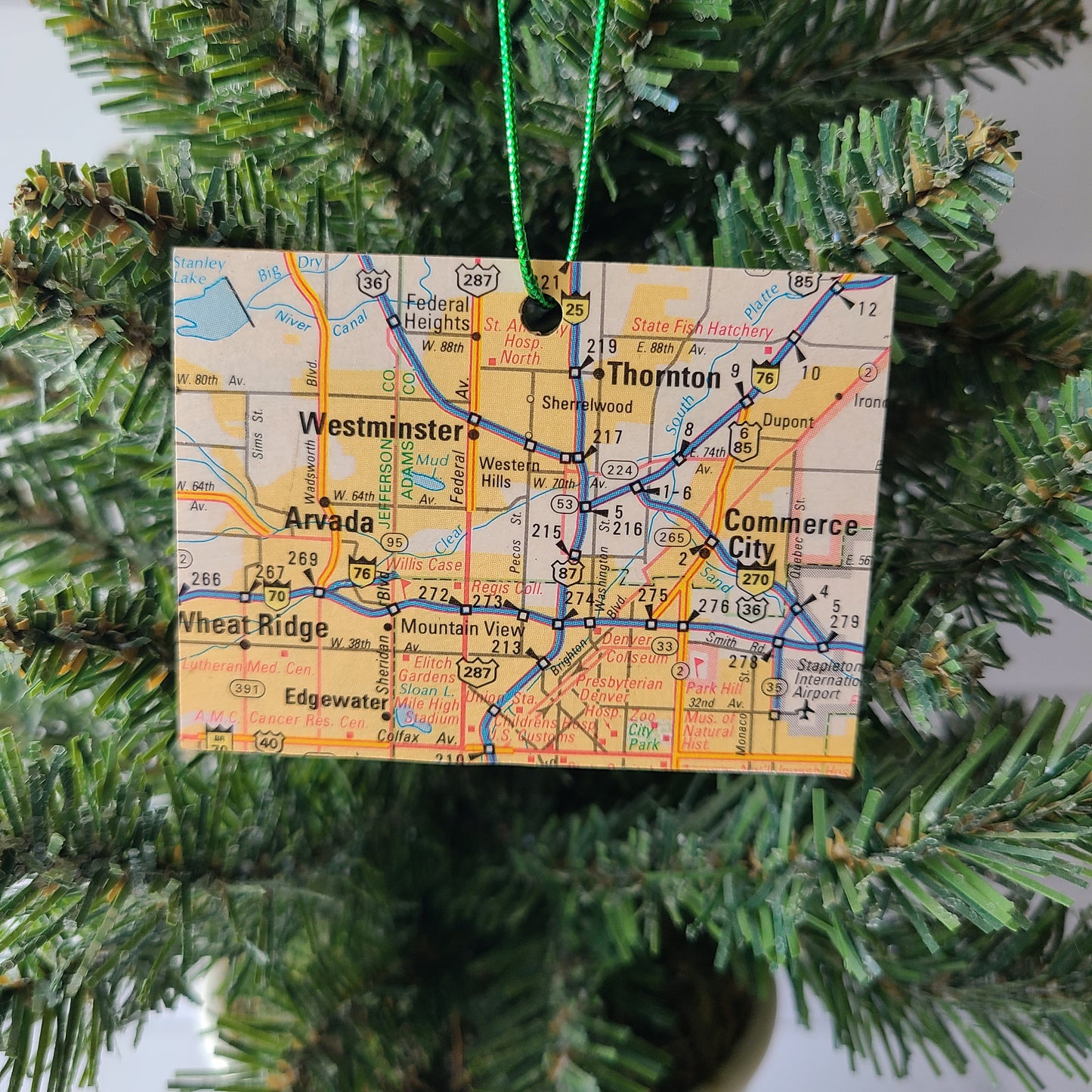 1980 Colorado (Arvada/Commerce City/Thornton/Westminster/Wheat Ridge) Ornament