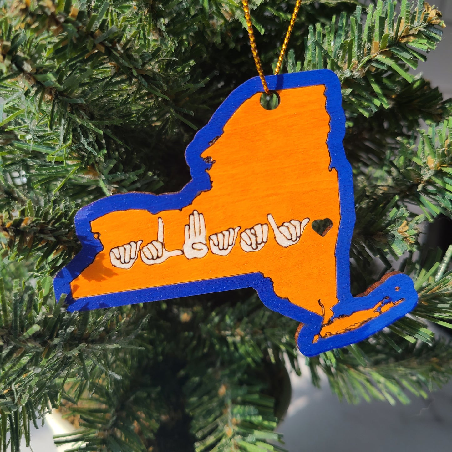 "Love From Albany, New York" ornament