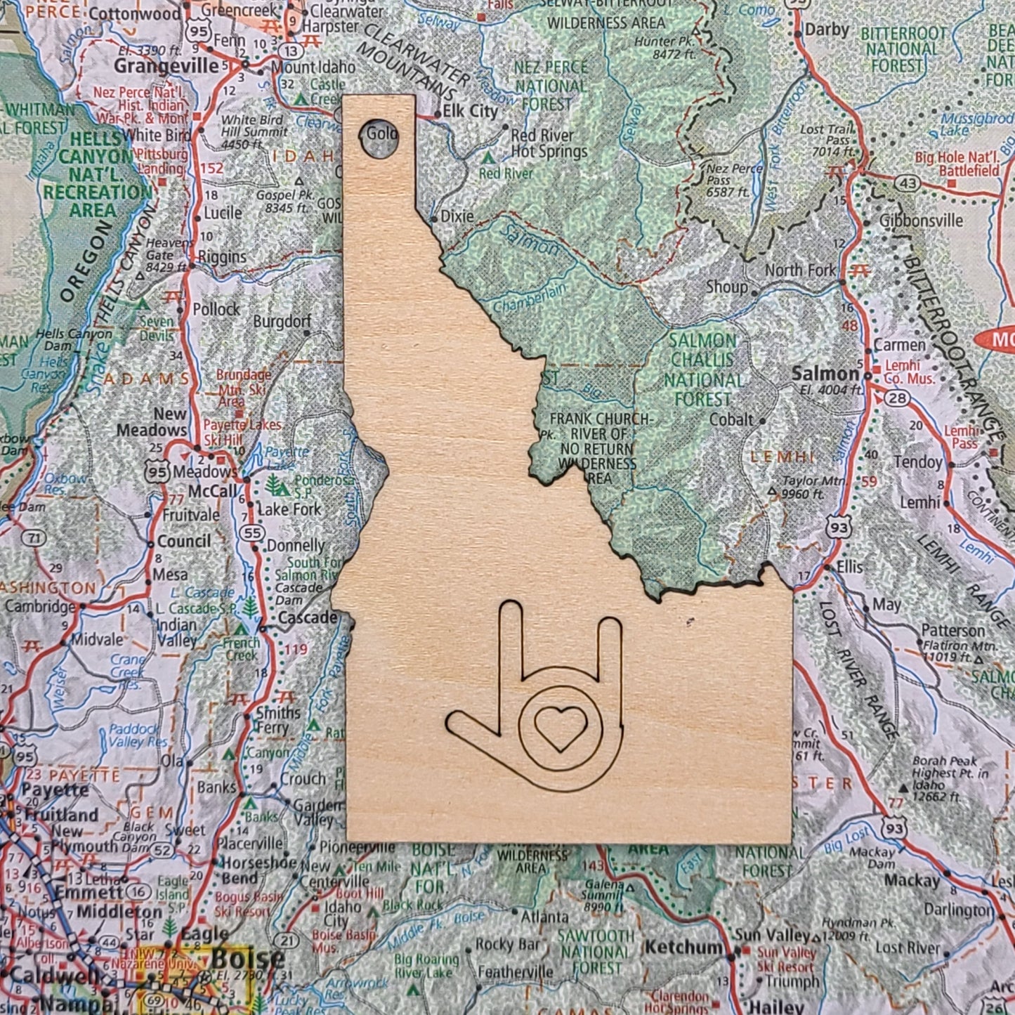 "I Love You Idaho" ornament