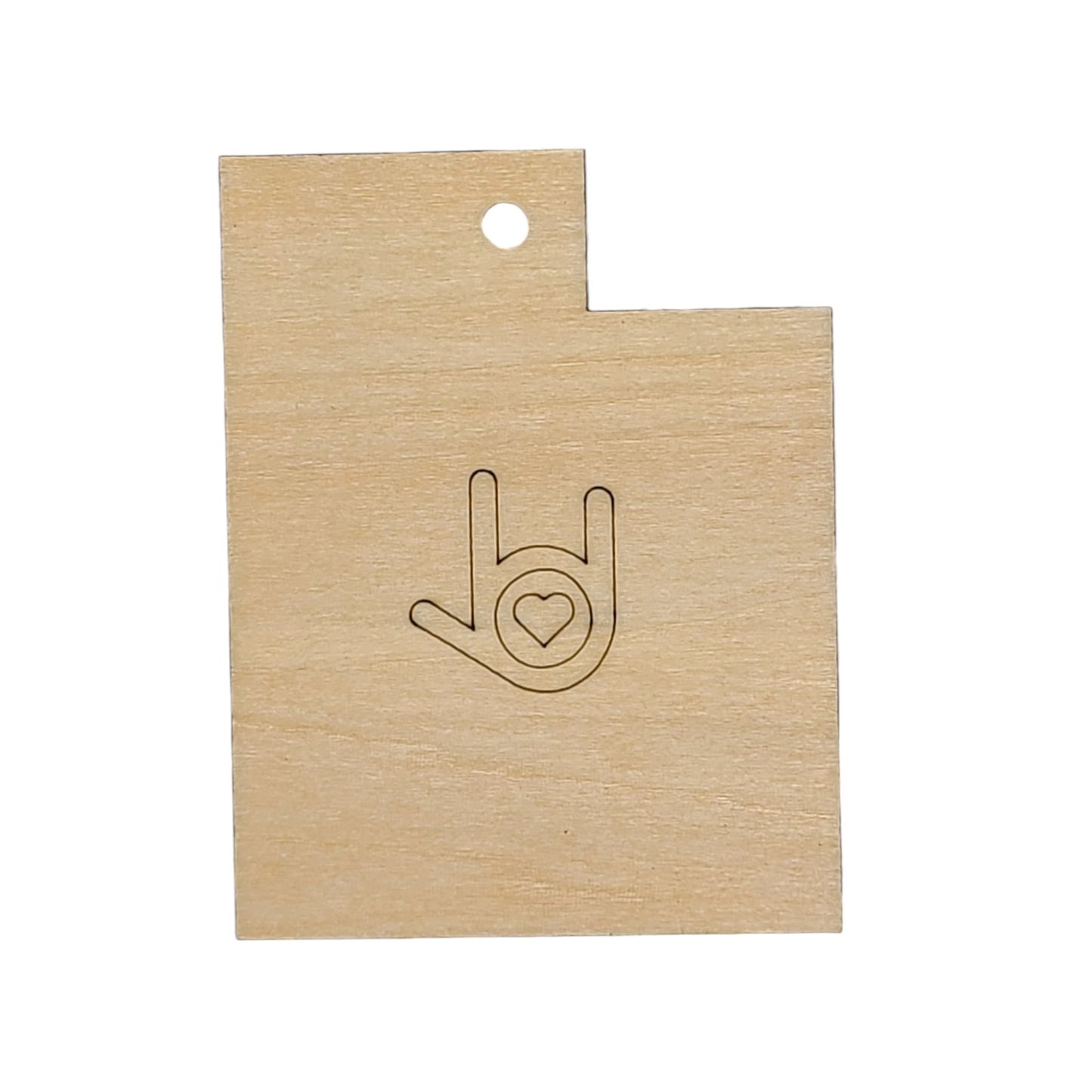 "I Love You, Utah" ornament