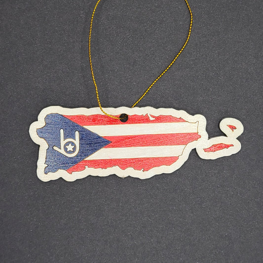 "I Love You Puerto Rico" ornament