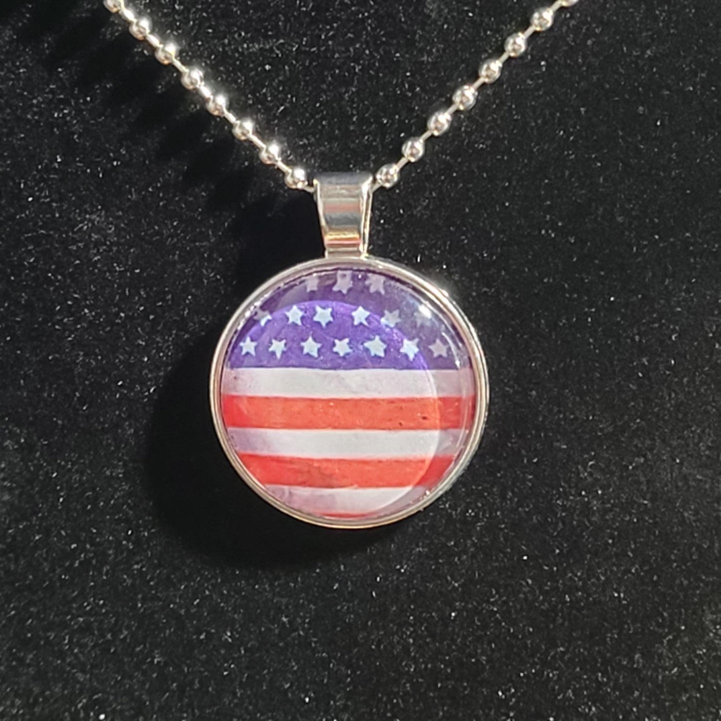 Stars & Stripes Necklace (Dark)