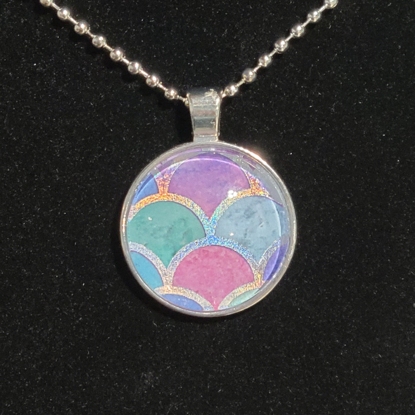 Mermaid Scales Necklace (Facing Up)