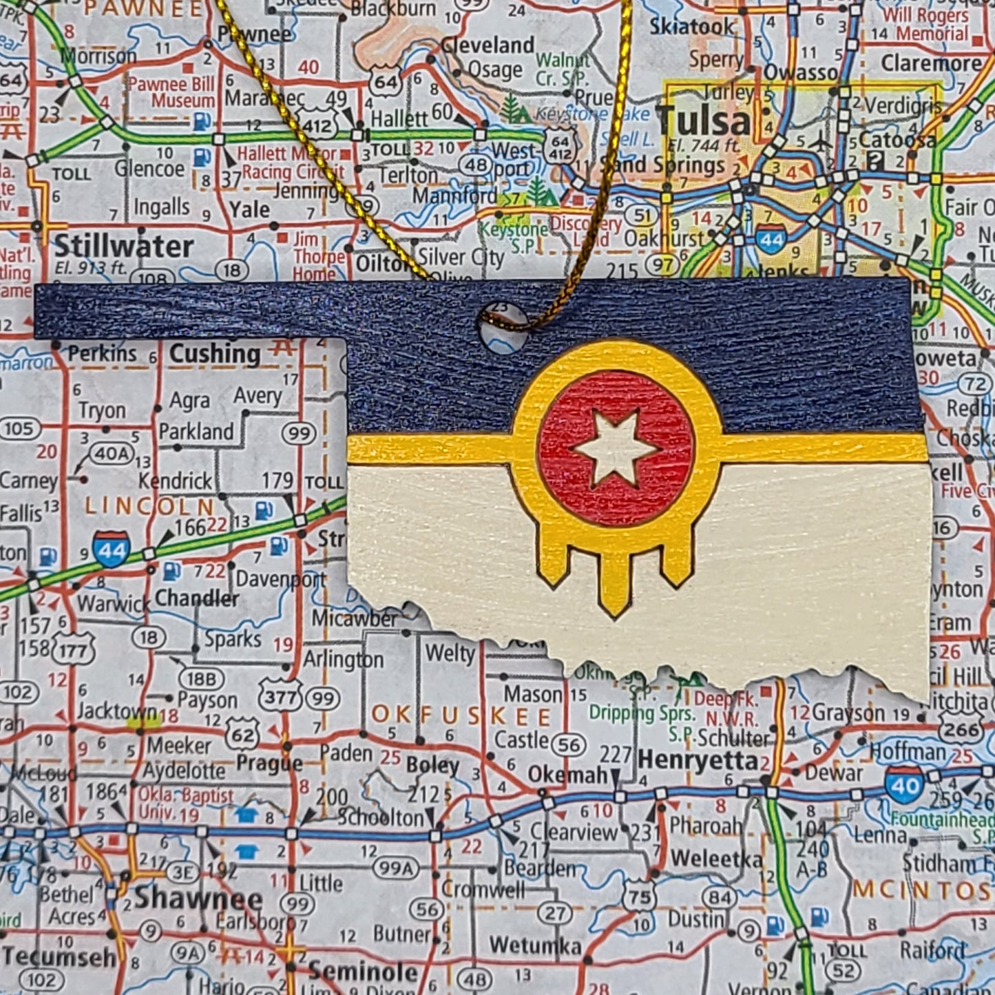 Oklahoma (Tulsa Flag) ornament