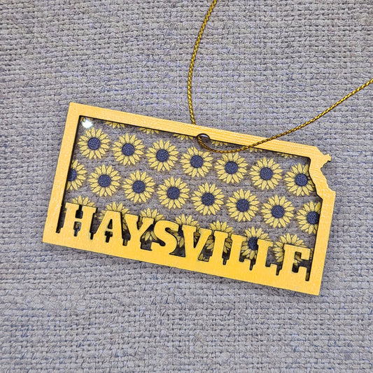 Haysville Kansas Sunflowers Ornament