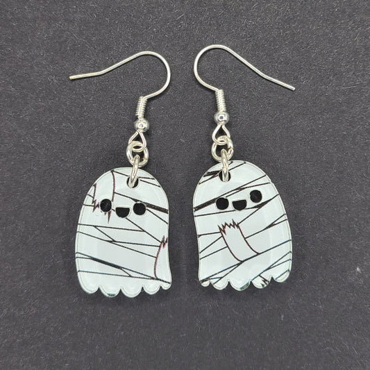 "Mummy Ghosts" earrings