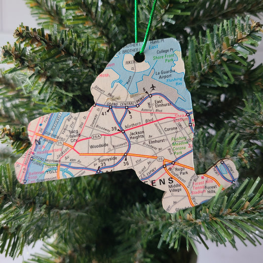 "Lexington School for the Deaf in East Elmhurst, New York" Map Ornament