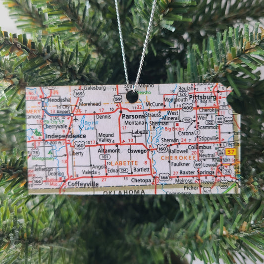 Coffeyville/Independence/Parsons/Pittsburg, Kansas Ornament (2006)